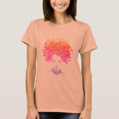 Cheveux de T-shirt de papillons (Devant)