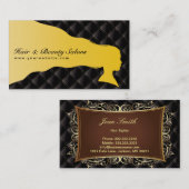 Cheveux de VIP et carte de visite de salons de (Devant / Derrière)