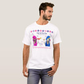 Cheveux du T-shirt hommes de chien (Devant entier)