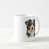 Cheveux et Amour Amoureux Drôle Mug (Devant droit)