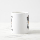 Cheveux et Amour Amoureux Drôle Mug (Centre)