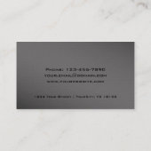 Cheveux et carte de fidélité de salon de beauté - (Dos)