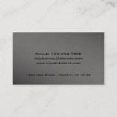 Cheveux et carte de fidélité de salon de beauté - (Dos)