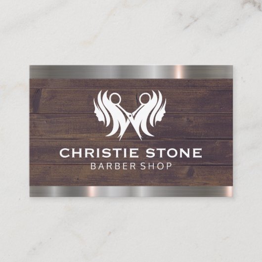 Cheveux et ciseaux | Carte de visite de compensati (Devant)