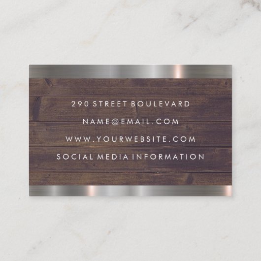 Cheveux et ciseaux | Carte de visite de compensati (Dos)