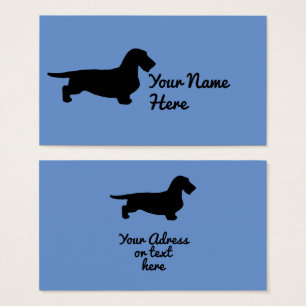 Cheveux ronds Dachshund - Silhouette 1