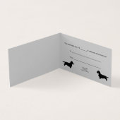 Cheveux ronds Dachshund - Silhouette 1 (Inside)