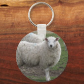 Cheviot schaap sleutelhanger (Voorkant)