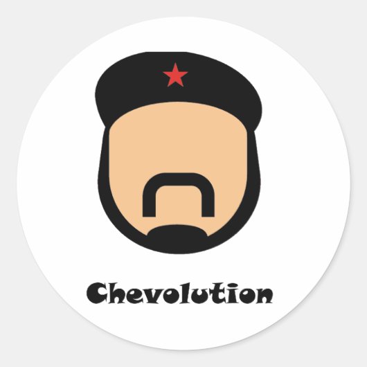 Chevolution Ronde Sticker (Voorkant)