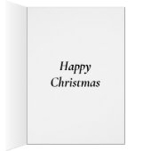 Chèvre amusant Père Noël Slogan et dessin (Intérieur (Droit))