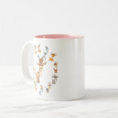 Chèvre caricaturale Mandala Mug (Devant gauche)