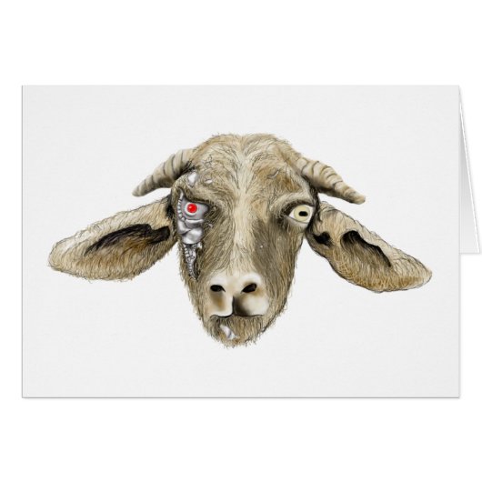 Chèvre Cyborg drôle Bizarre Sci-fi Film Parodie Hu (Devant horizontal)