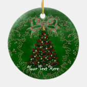 Chèvre de bébé mignonne en stock ornement de Noël (Dos)