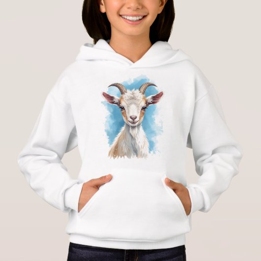 Chèvre de bébé souriant (Devant)
