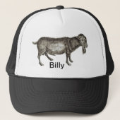 Chèvre de Billy - CASQUETTE DE BASEBALL (Devant)