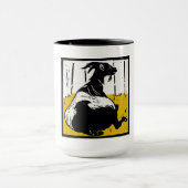 Chèvre de Bois Victorienne Sur Mug (Centre)