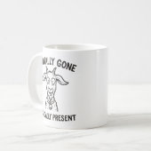 Chèvre drôle Mentalement parti Mug physiquement pr (Devant gauche)