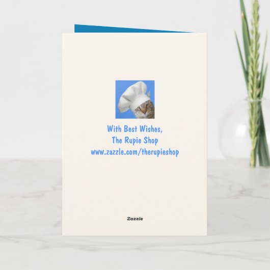 Chèvre mignonne "Mlle Vous !" Carte (Dos)