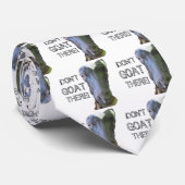 Chèvre "NE VEUX PAS LÀ !" Cravate (Roulé)