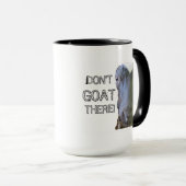 Chèvre "NE VEUX PAS LÀ !" Mug (Devant droit)