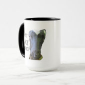 Chèvre "NE VEUX PAS LÀ !" Mug (Devant gauche)