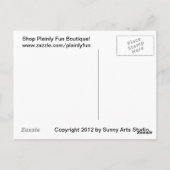 Chèvre "N'Y ARRIVE PAS" Carte postale (Dos)