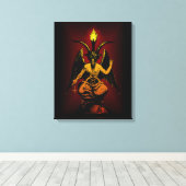 Chèvre satanique sur toile étirée (Insitu (Plancher de Bois))