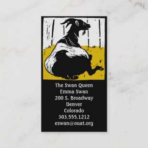 Chèvre victorienne carte de visite