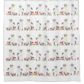 Chèvres achetées par disquette Rideau de douche (Devant)