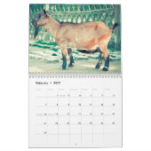 Chèvres magnifiques calendrier de 12 mois pour (Feb 2027)