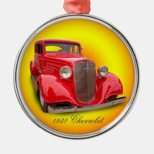 CHEVROLET 1934 METALEN ORNAMENT (Voorkant)
