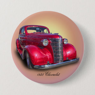 CHEVROLET 1938 RONDE BUTTON 7,6 CM