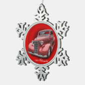 CHEVROLET 1938 TIN SNEEUWVLOK ORNAMENT (Rechts)