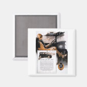  Chevrolet Ad met Vrouw Magneet (Voorkant / Achterkant)