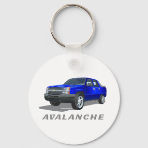 Chevrolet Avalanche Blue Sleutelhanger