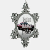 Chevrolet Camaro Foto - Voeg je auto toe Tin Sneeuwvlok Ornament (Links)