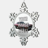 Chevrolet Camaro Foto - Voeg je auto toe Tin Sneeuwvlok Ornament (Rechts)