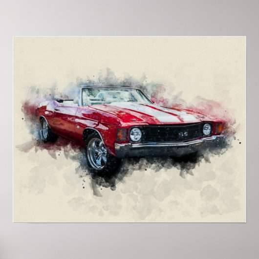 Chevrolet Camaro Poster (Voorkant)