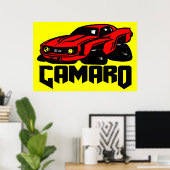 Chevrolet Camaro SS Poster (Thuiskantoor)