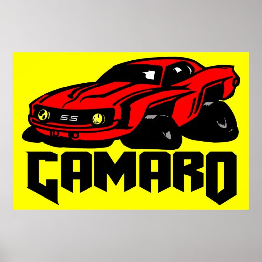Chevrolet Camaro SS Poster (Voorkant)