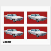 Chevrolet Caprice 427 Muscle Car Rechthoekige Sticker (Vel)