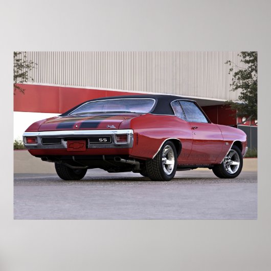 Chevrolet Chevelle SS 1970 Poster (Voorkant)