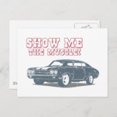 Chevrolet Chevelle SS 454 Briefkaart (Voorkant / Achterkant)