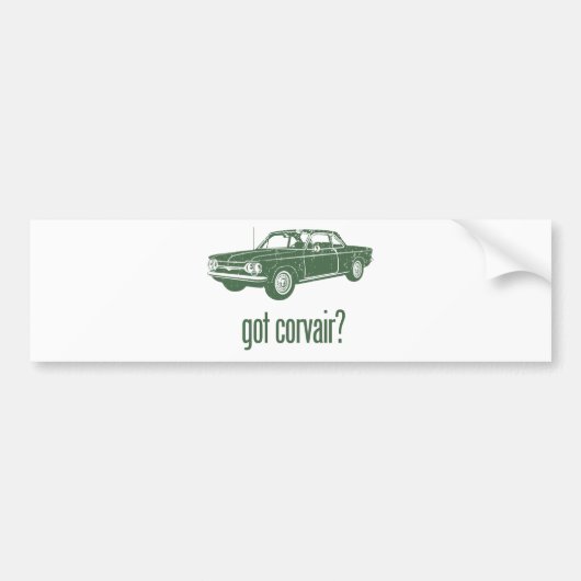 Chevrolet Corvair 1964 Bumpersticker (Voorkant)