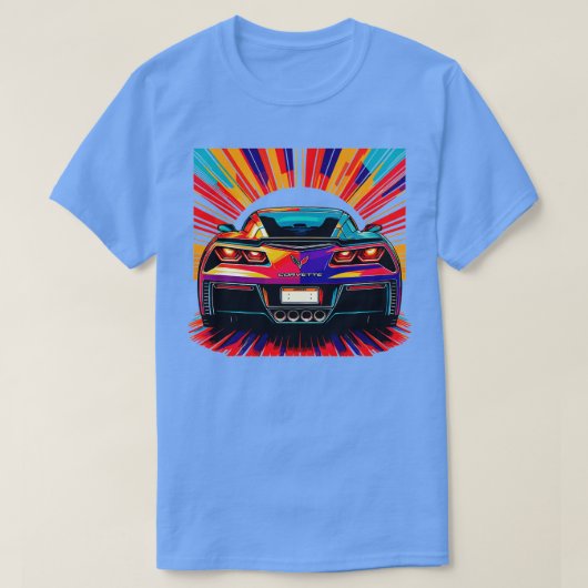 Chevrolet Corvette 18 T-shirt (Design voorkant)