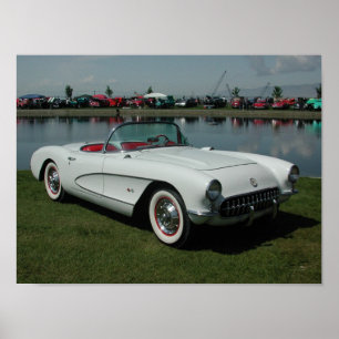 Chevrolet Corvette 1957 Poster