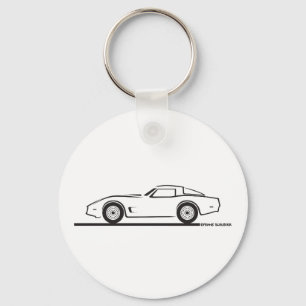 Chevrolet Corvette 1980-82 Sleutelhanger