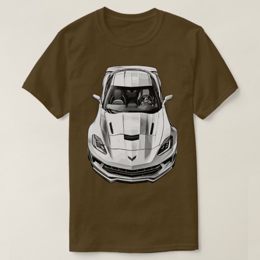 Chevrolet Corvette 1 T-shirt (Design voorkant)