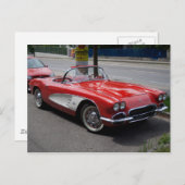 Chevrolet Corvette Briefkaart (Voorkant / Achterkant)
