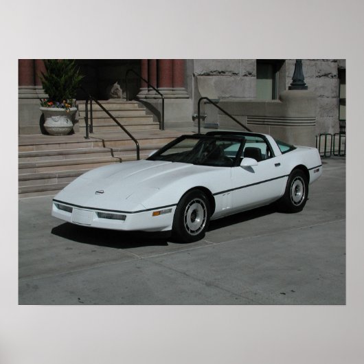 Chevrolet Corvette C4 Poster (Voorkant)